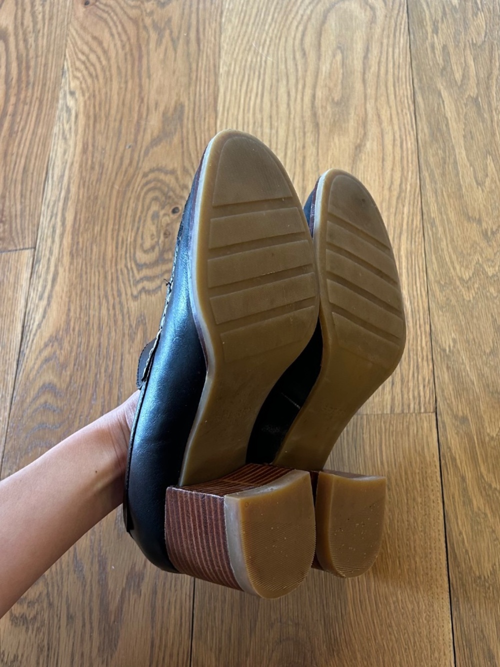Sperry Seasport Penny Loafer with block heel Black size 8 - Picture 5 of 7